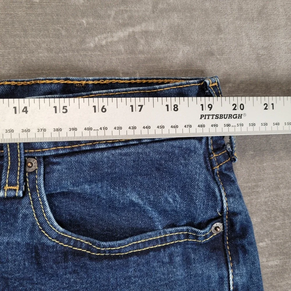 Levis 550 Y2K Relaxed Fit Tapered Leg Jeans Mens Actual Sz 38x34‎ Dark Wash Blue